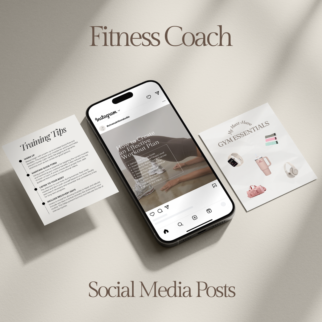 Fitness Coach Instagram Templates