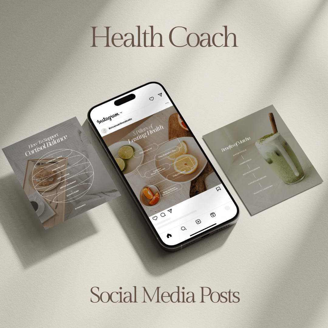 Health Coach Instagram Templates