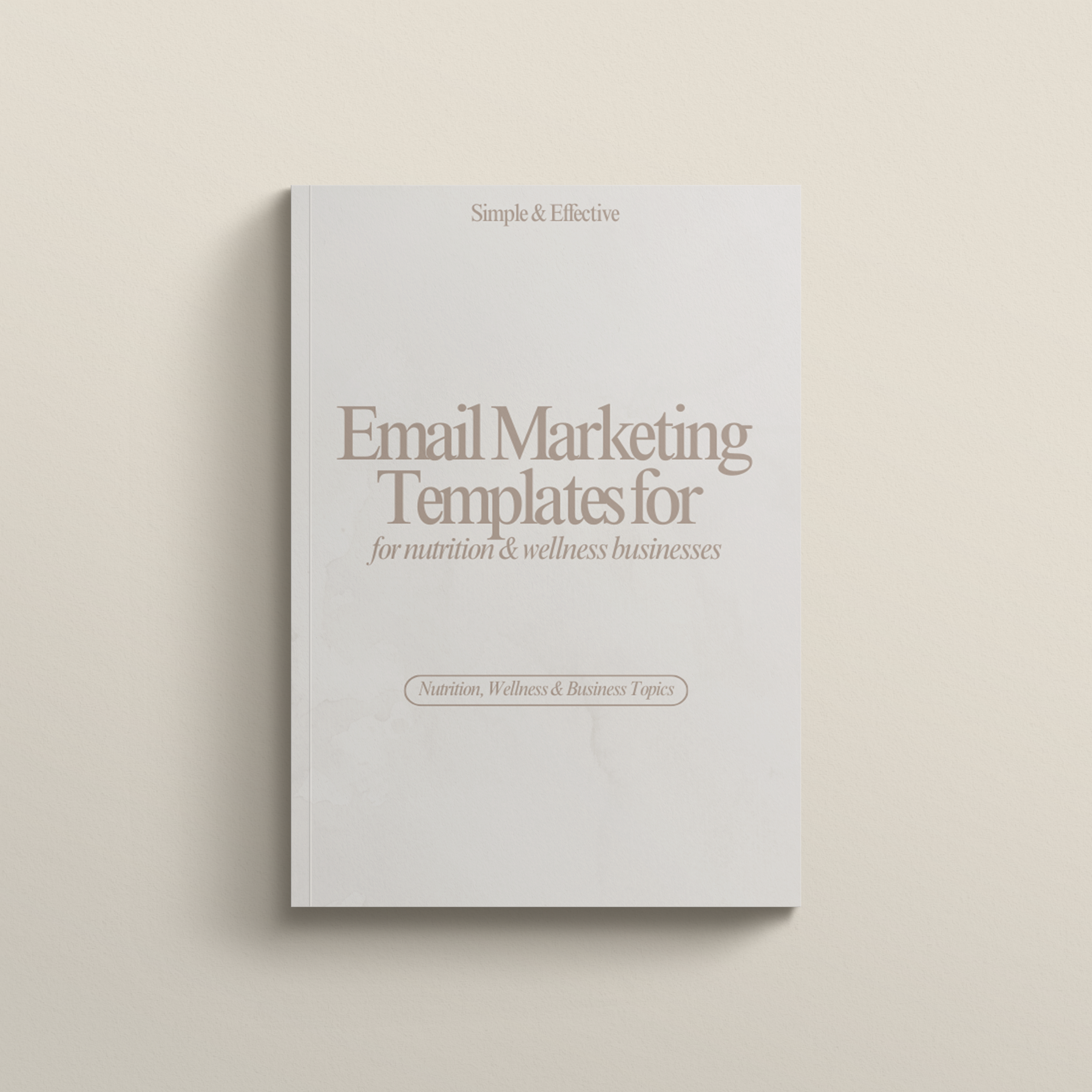 Nutrition & Wellness Business Email Marketing Template Bundle