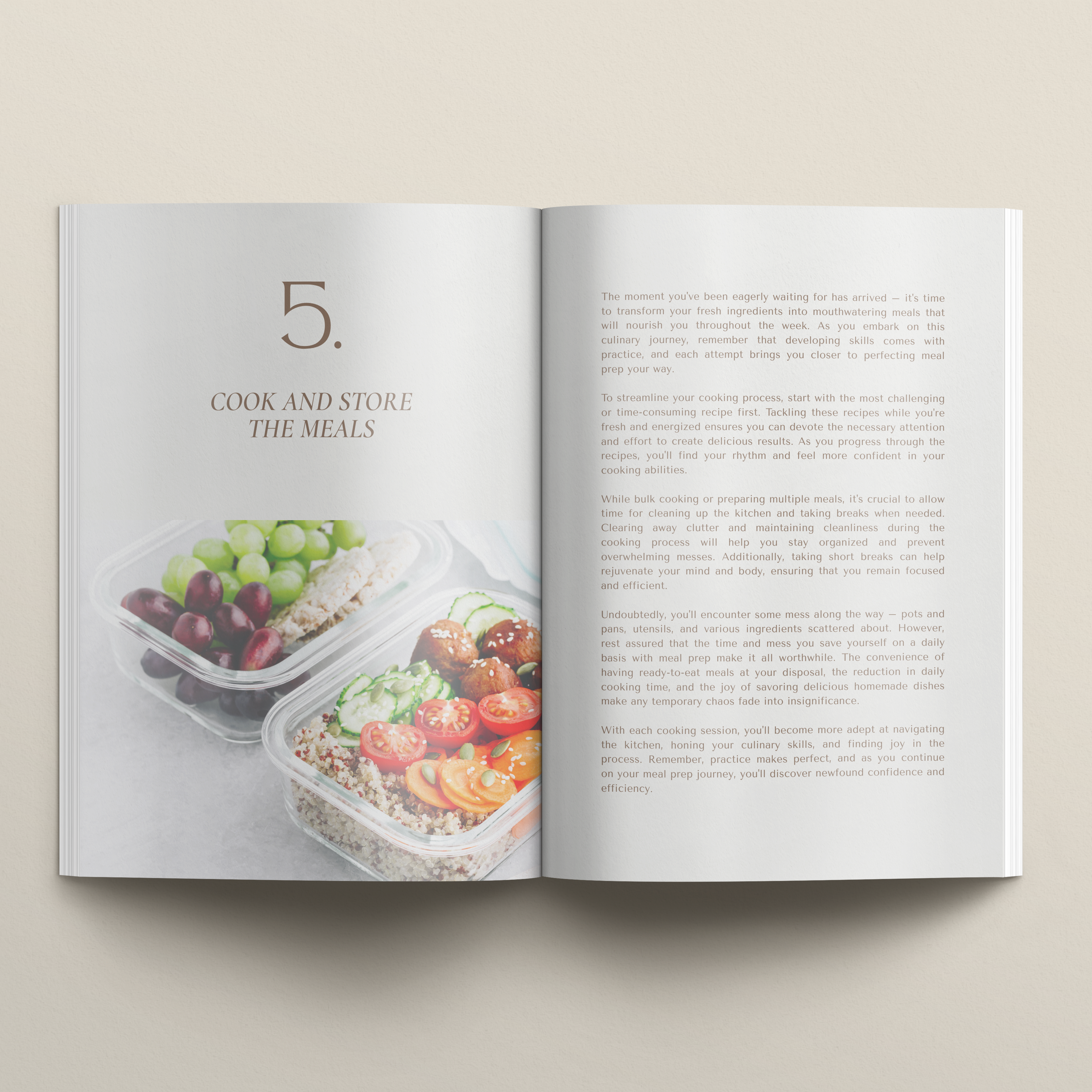 Beginners Meal Prep Health Guide Template