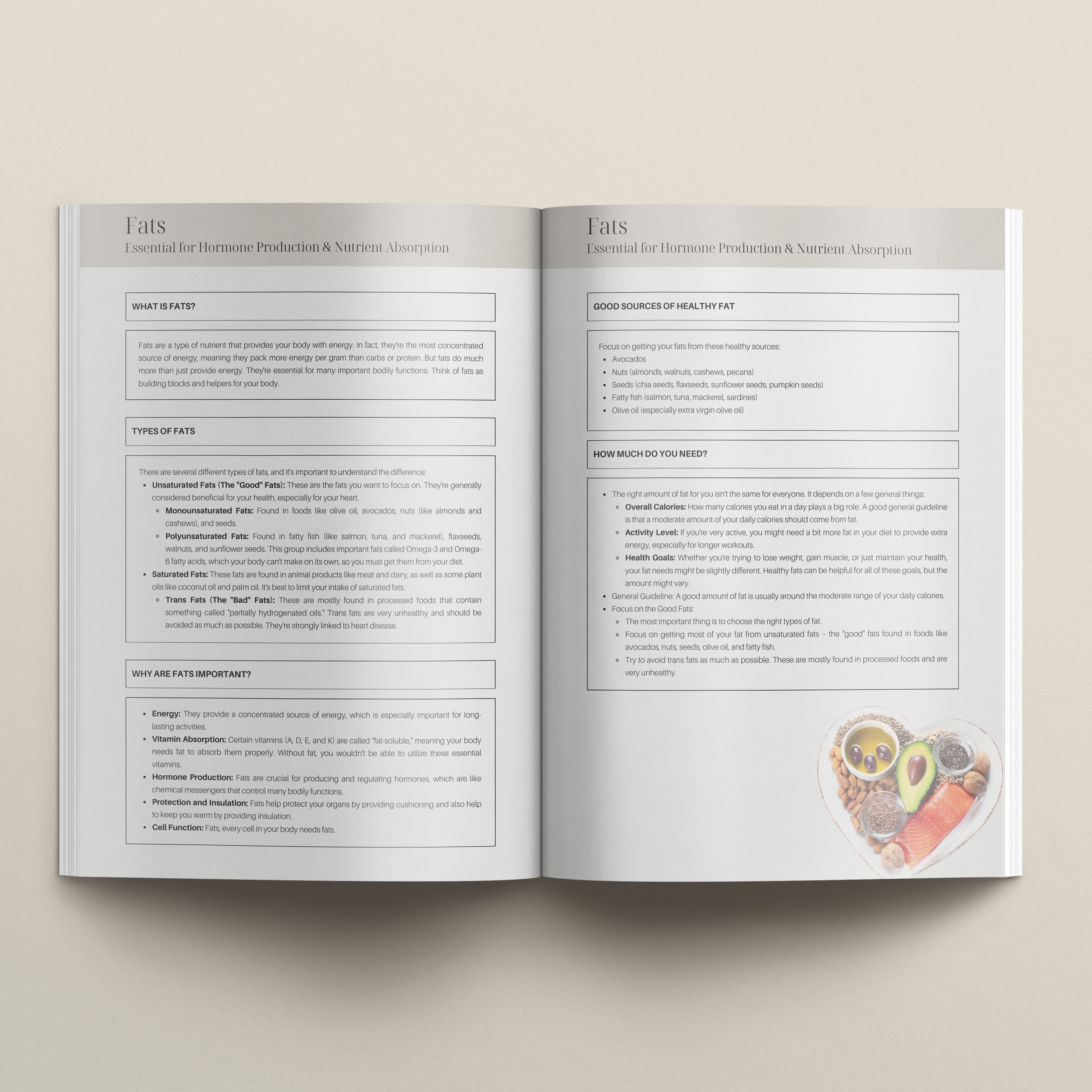 Beginners Macronutrient Health Guide Template - Thrive Nutrition Studio