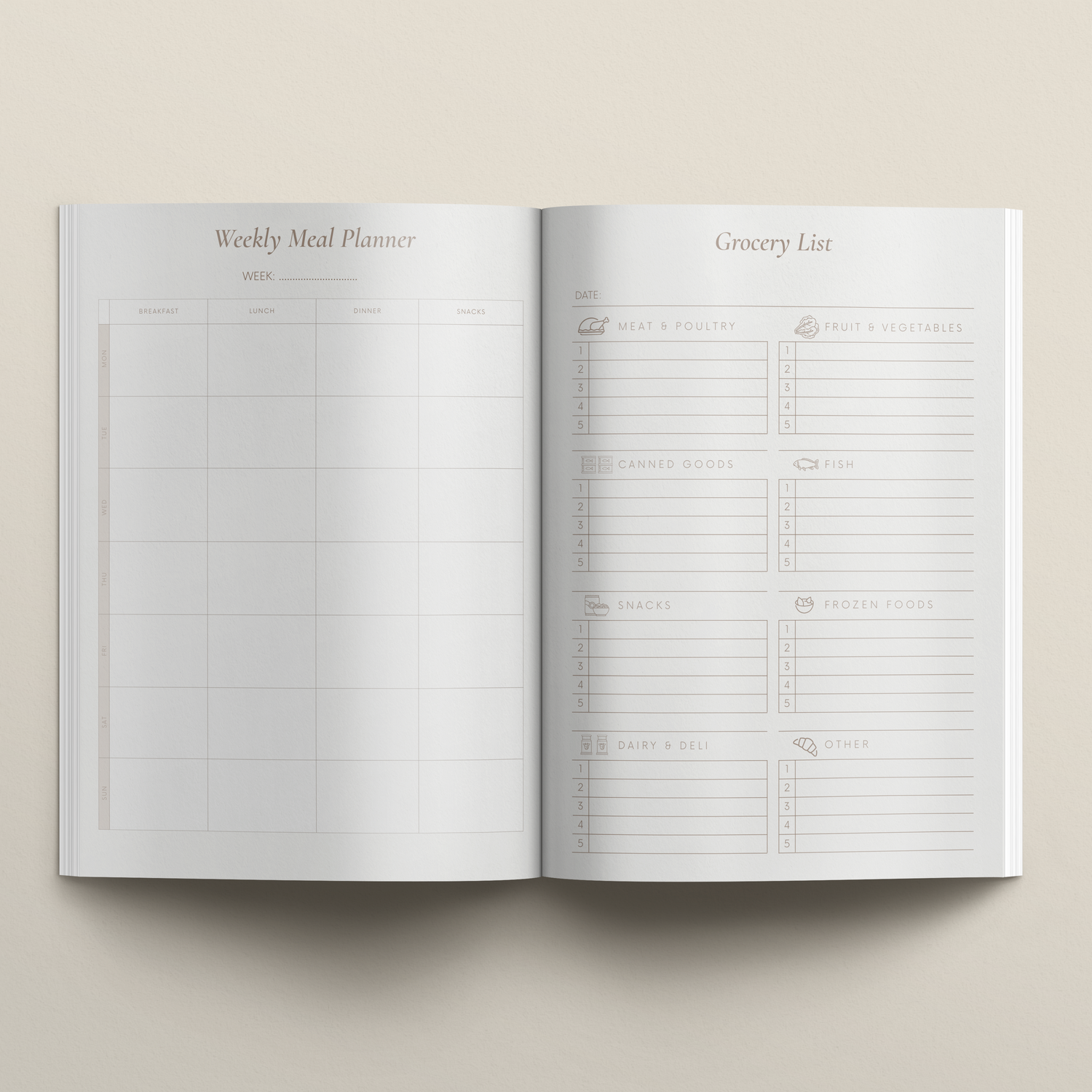 Beginners Meal Prep Health Guide Template - Thrive Nutrition Studio