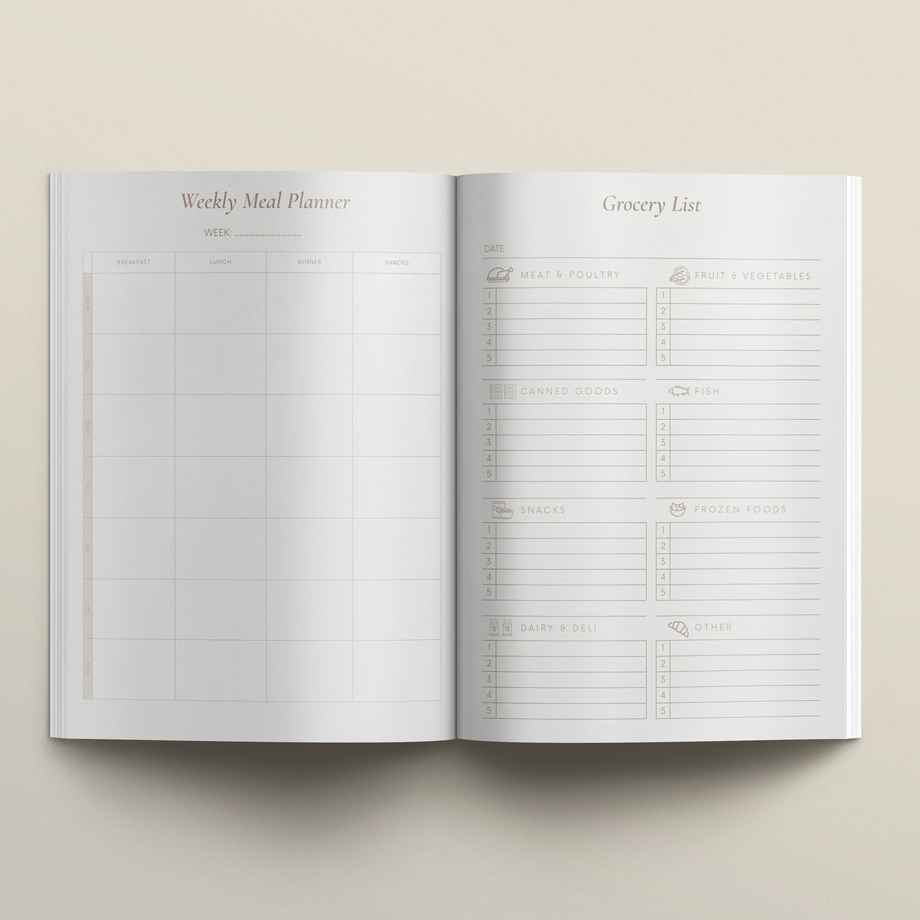 Beginners Meal Prep Health Guide Template - Thrive Nutrition Studio