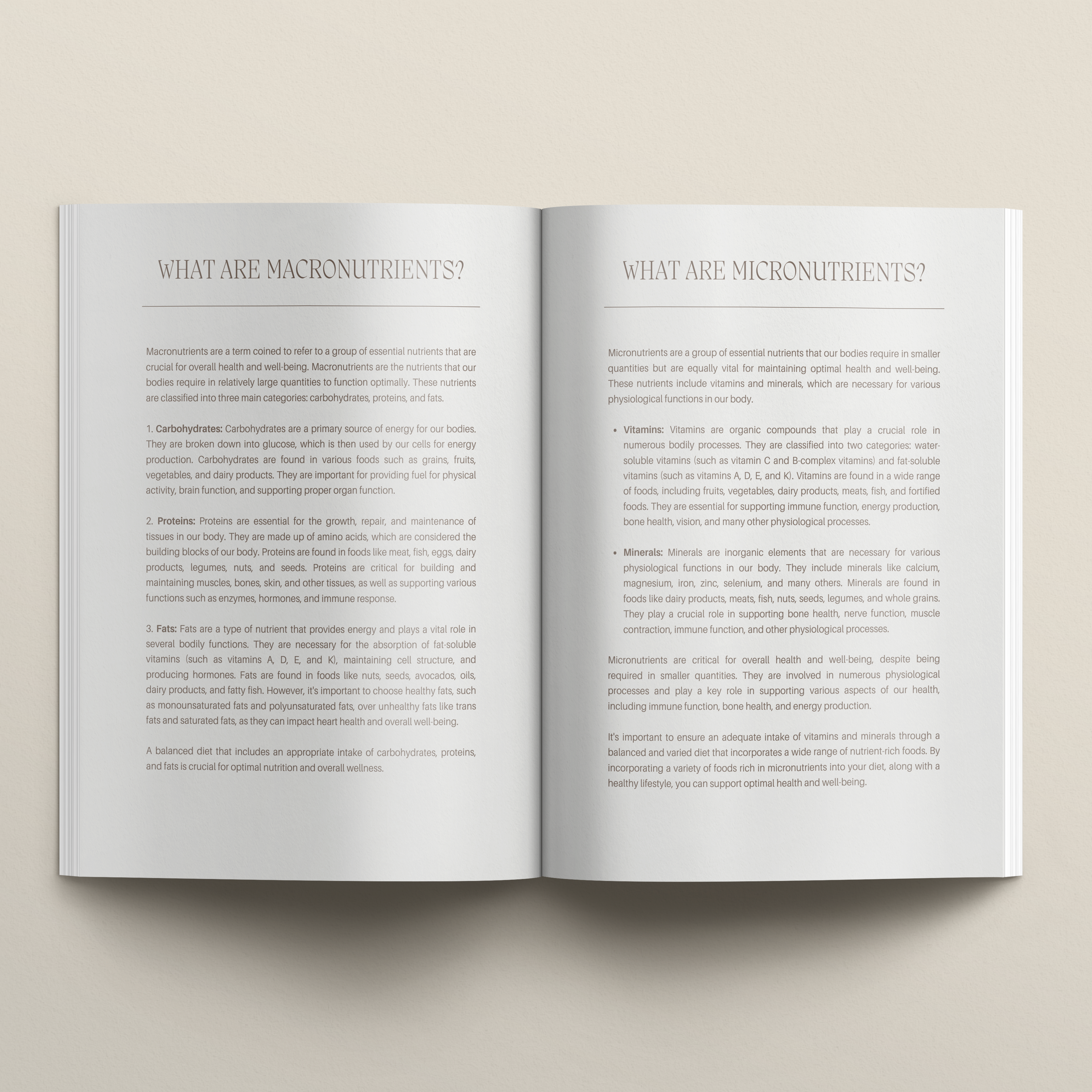 Health & Wellness Fundamentals Guide | Lead Magnet - Thrive Nutrition Studio