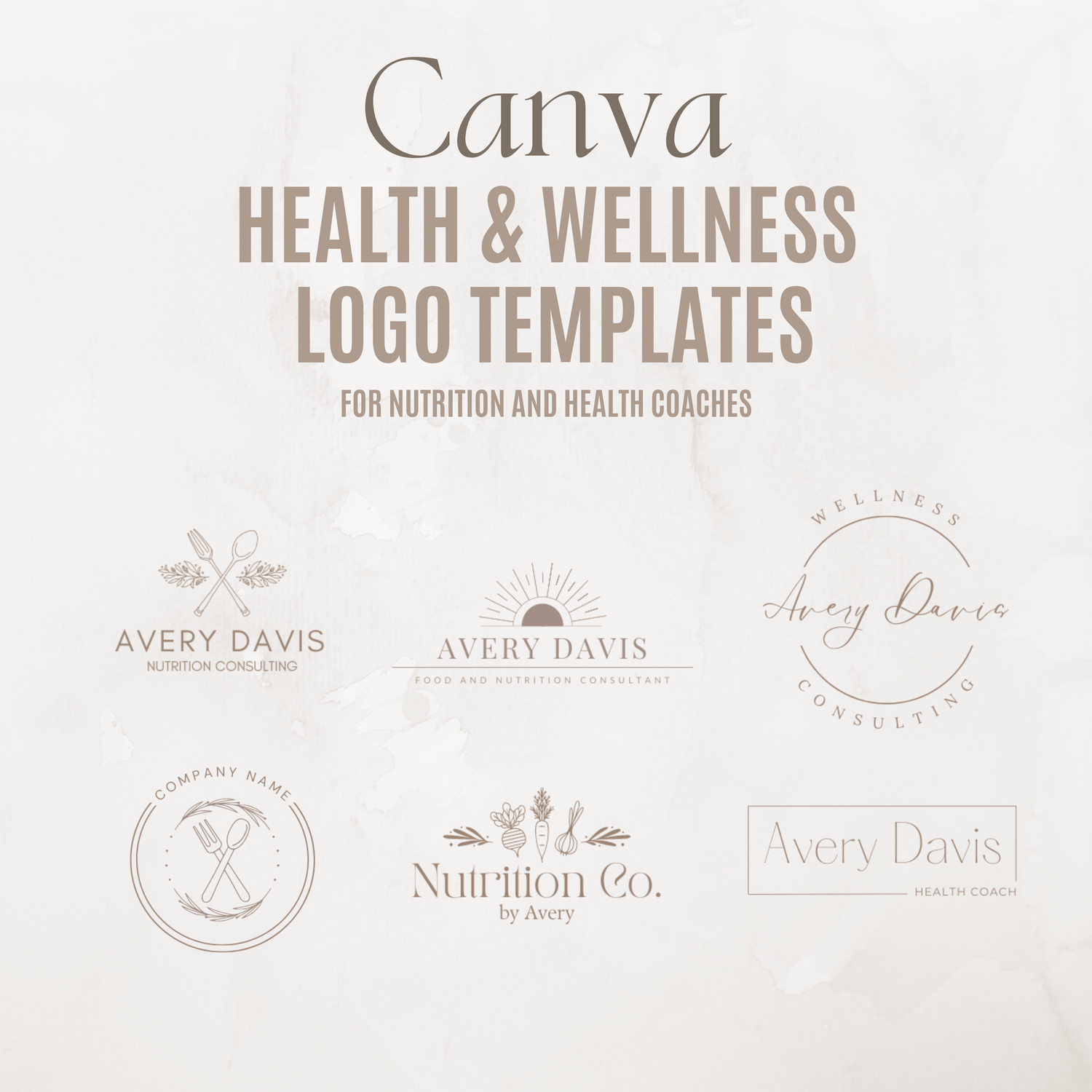 Nutrition and Health Business Customizable Logo Designs