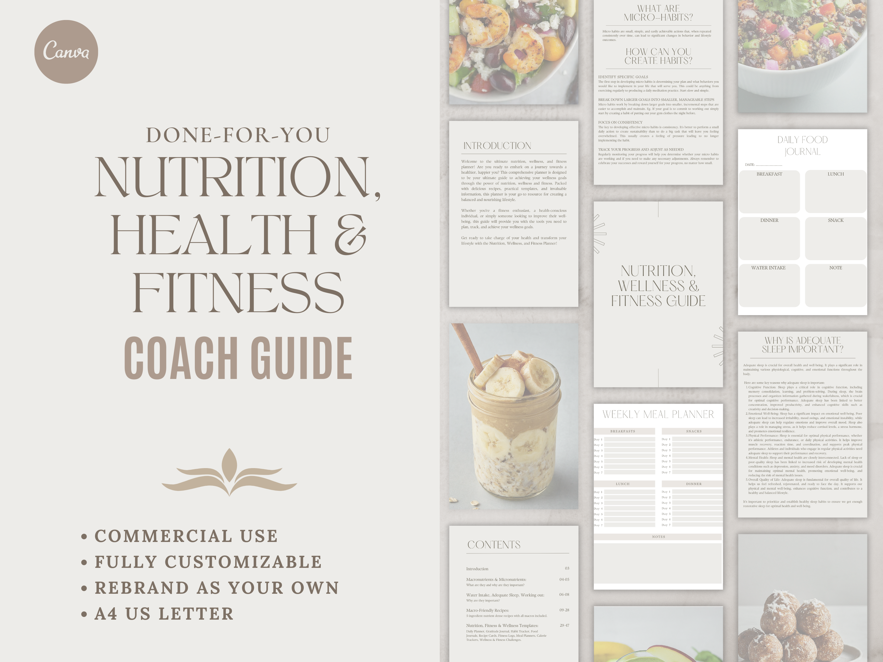 All-In-One Nutrition &amp; Wellness Business Bundle | Email Marketing, Social Media &amp; Lead Magnets - Thrive Nutrition Studio