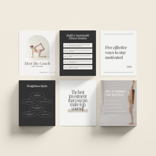 Fitness Coach Instagram Templates - Thrive Nutrition Studio