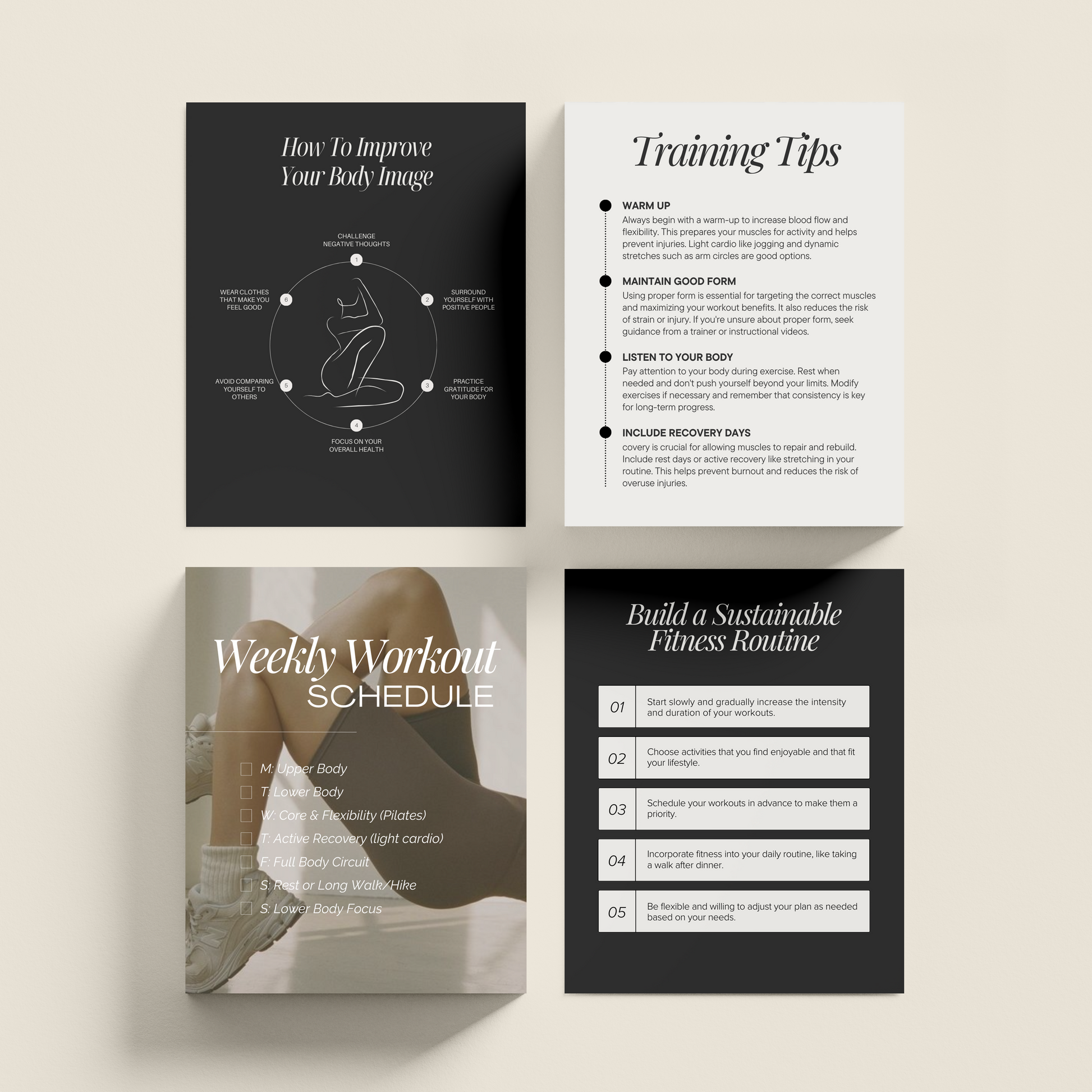 Fitness Coach Instagram Templates - Thrive Nutrition Studio