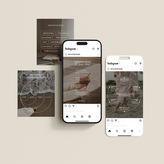 Health Coach Instagram Templates - Thrive Nutrition Studio