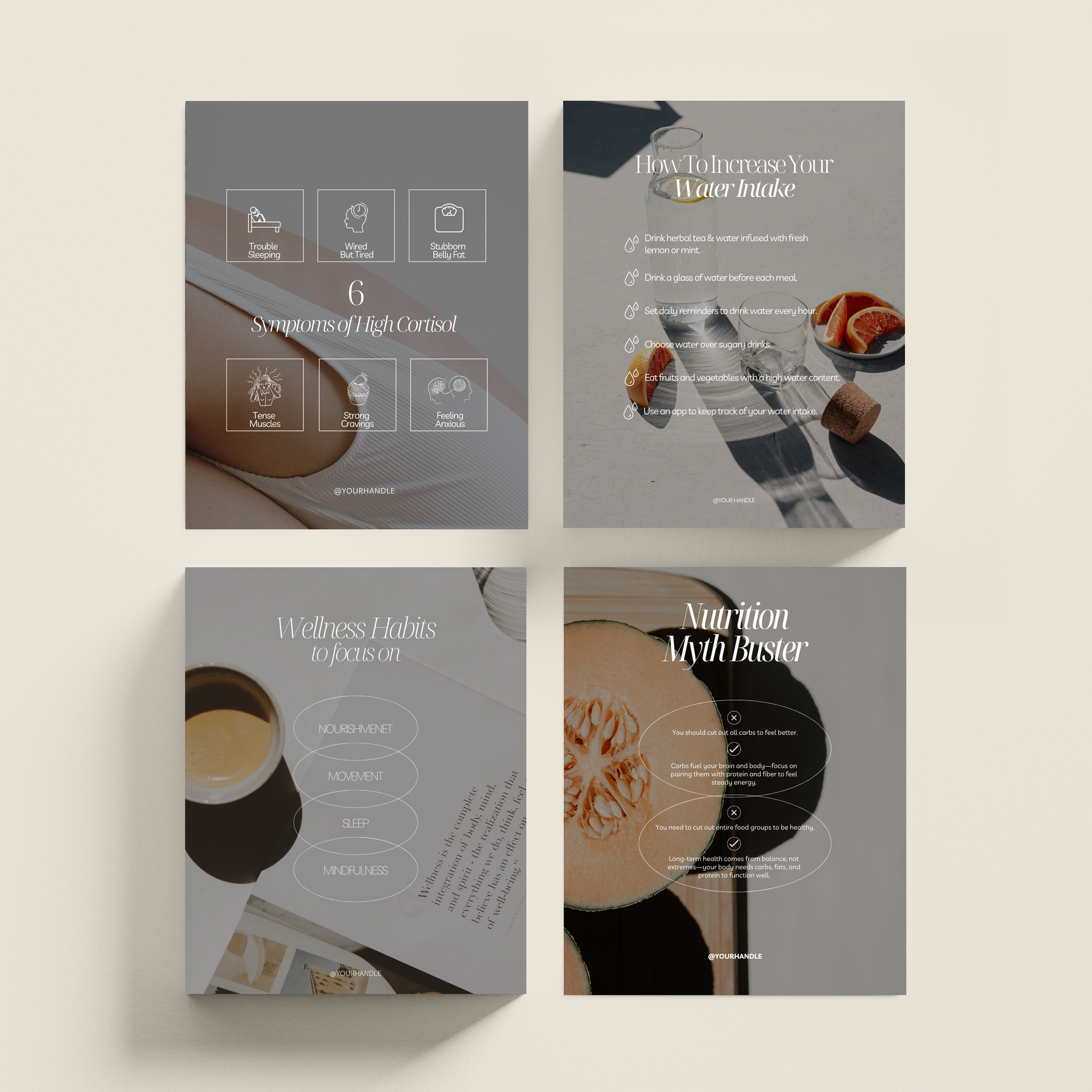 Health Coach Instagram Templates - Thrive Nutrition Studio