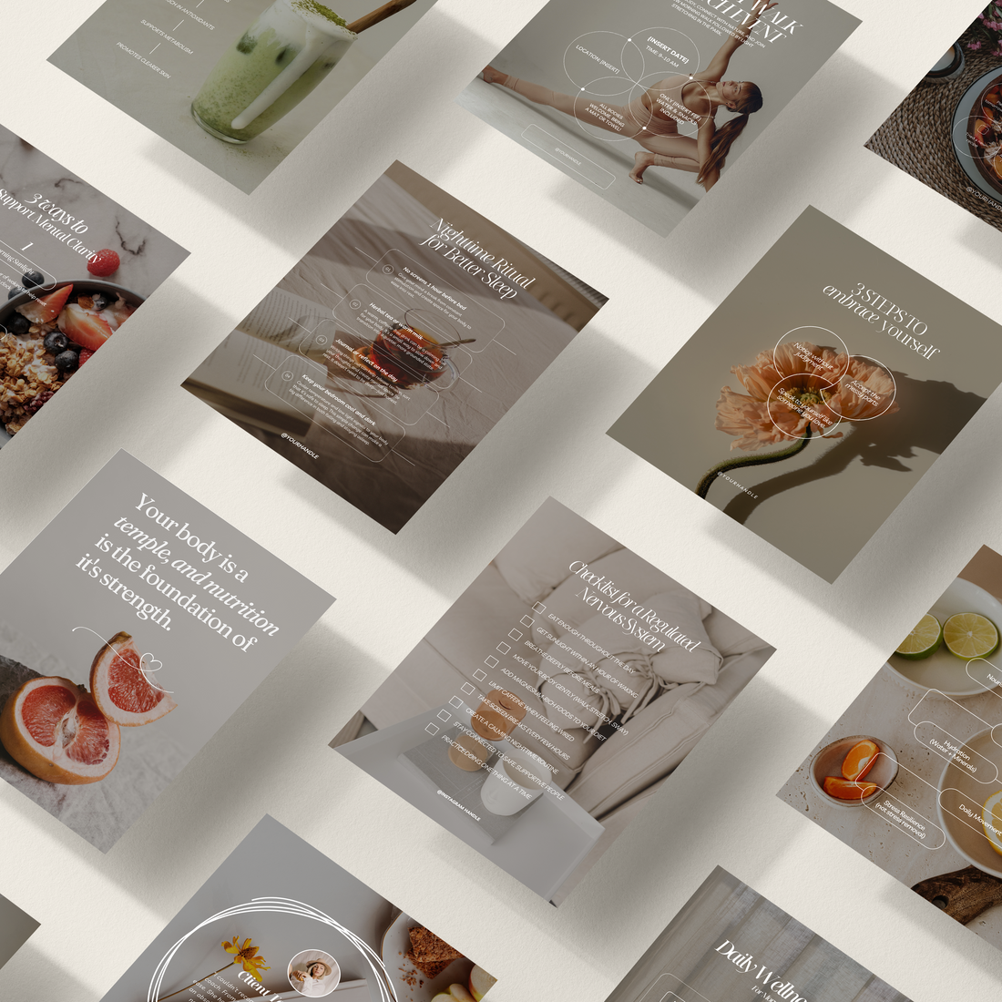 Complete Nutrition &amp; Health Coach Instagram Post Bundle