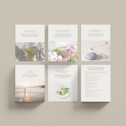 30 Day Nutrition Habit Challenge eBook Template | Lead Magnet