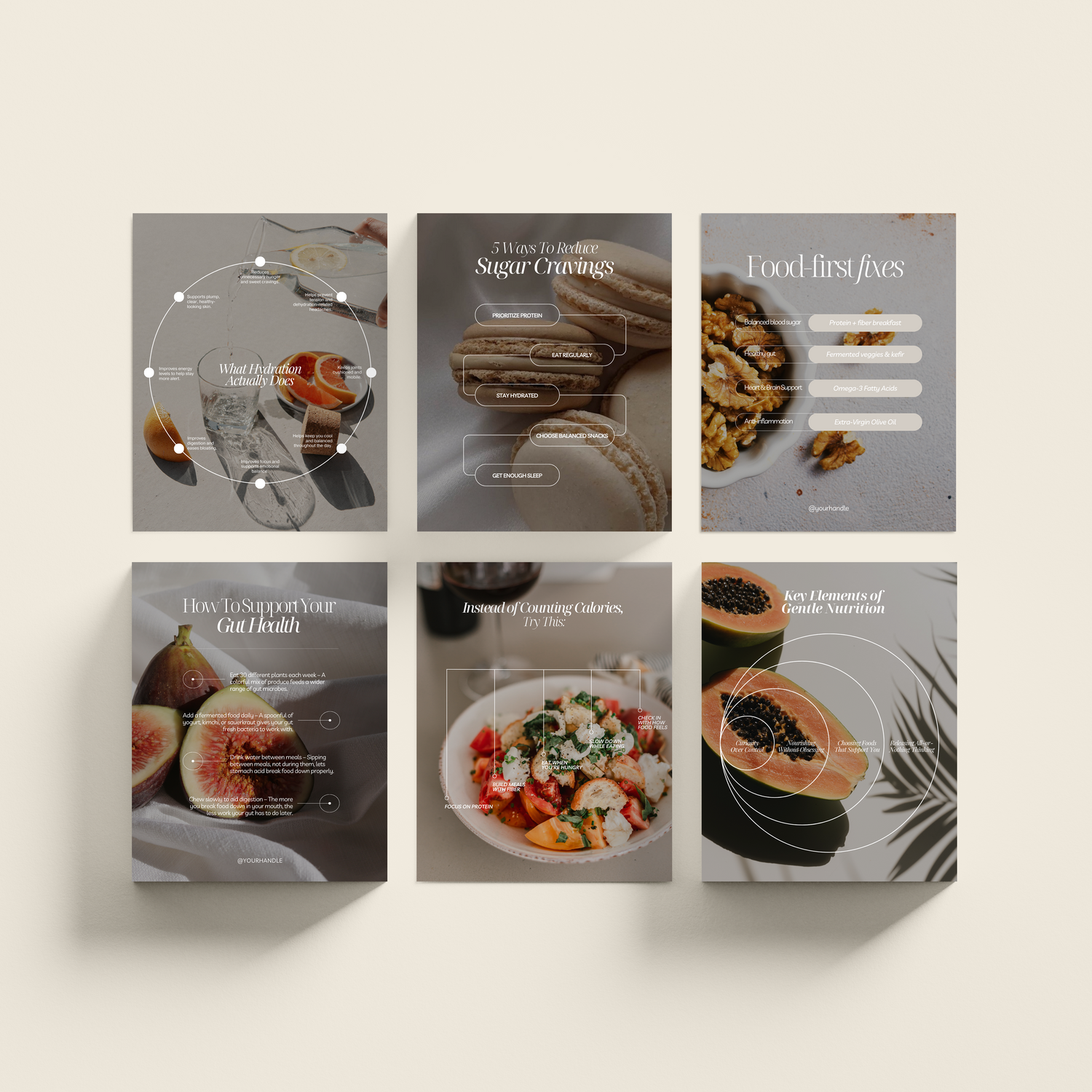Nutrition Coach Instagram Templates - Thrive Nutrition Studio