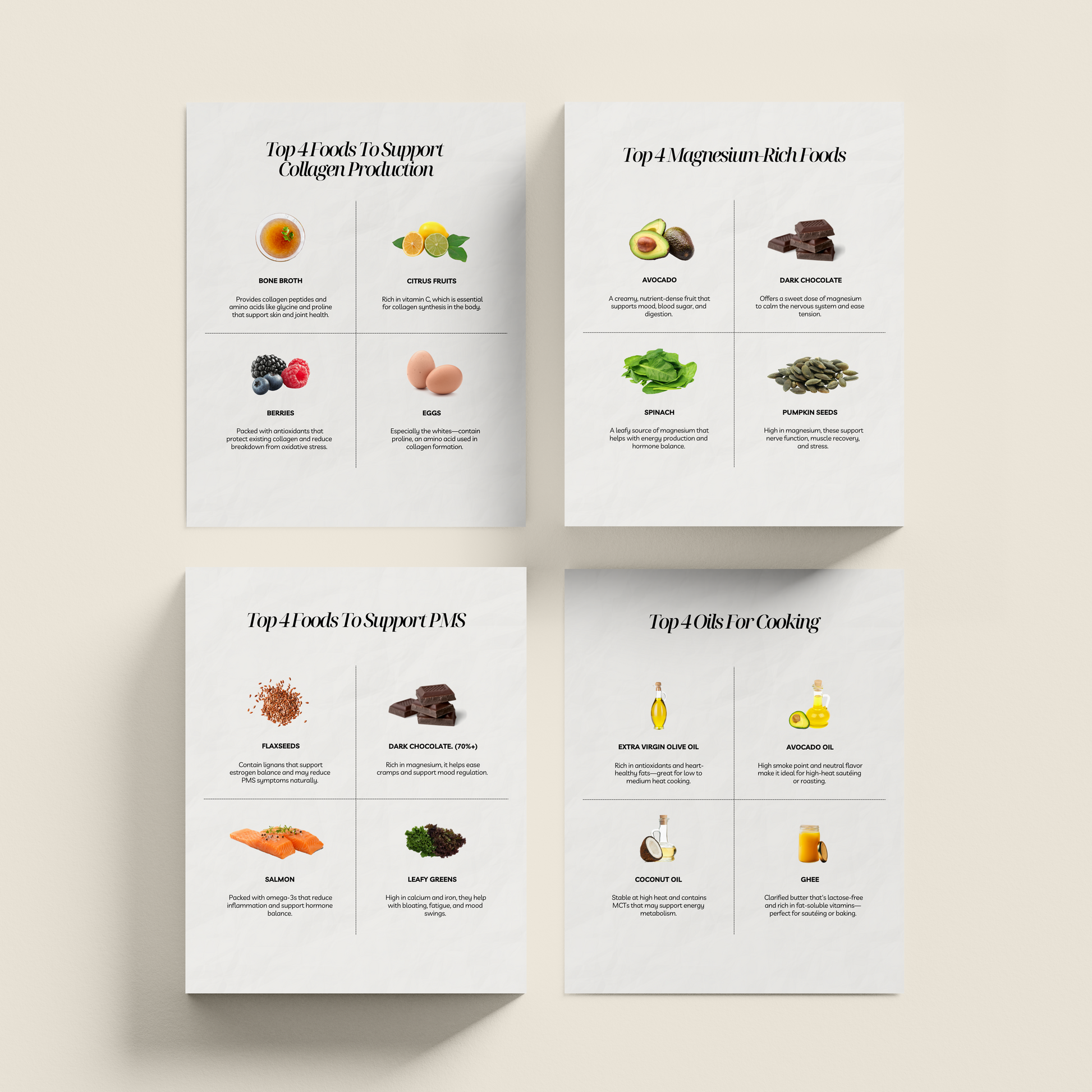 Nutrition Facts Instagram Templates - Thrive Nutrition Studio