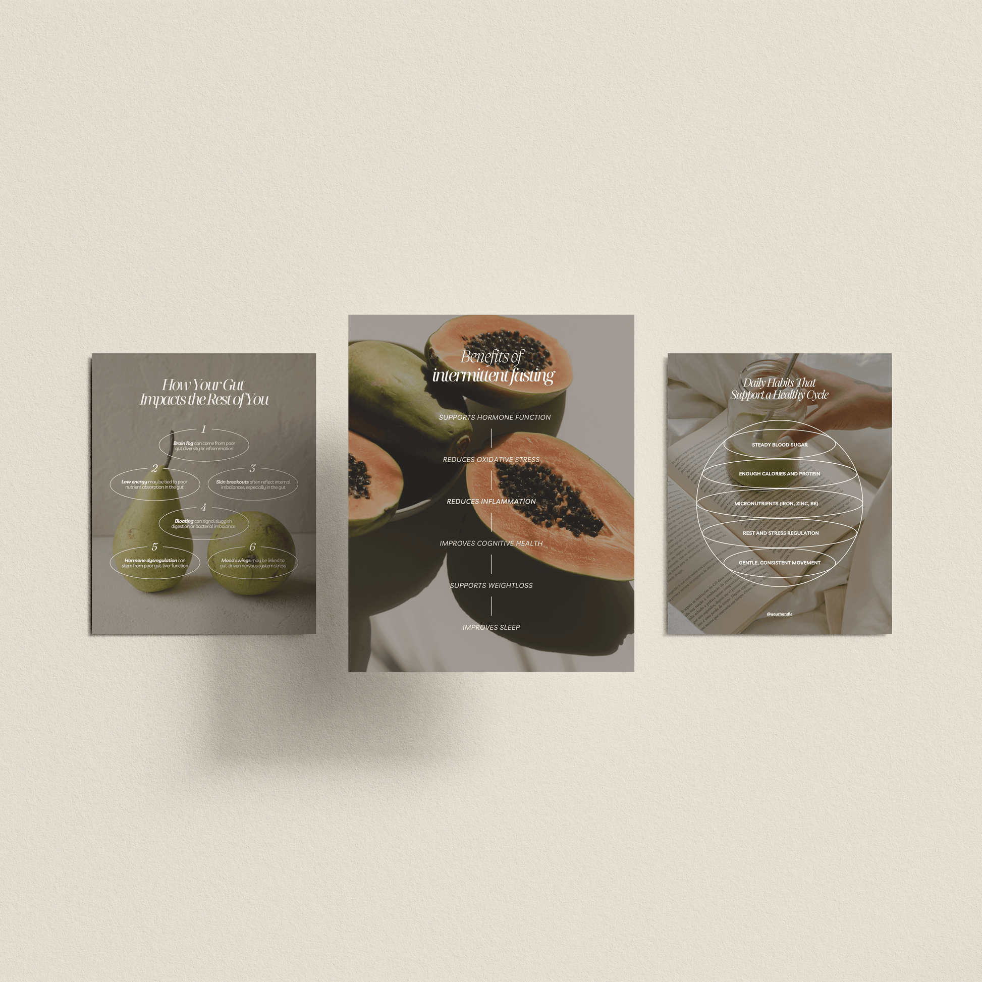 Health Coach Instagram Templates - Thrive Nutrition Studio