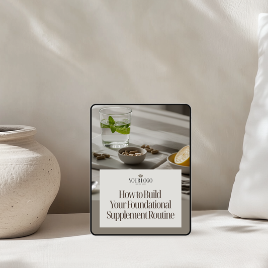 Build A Foundational Supplement Routine Guide