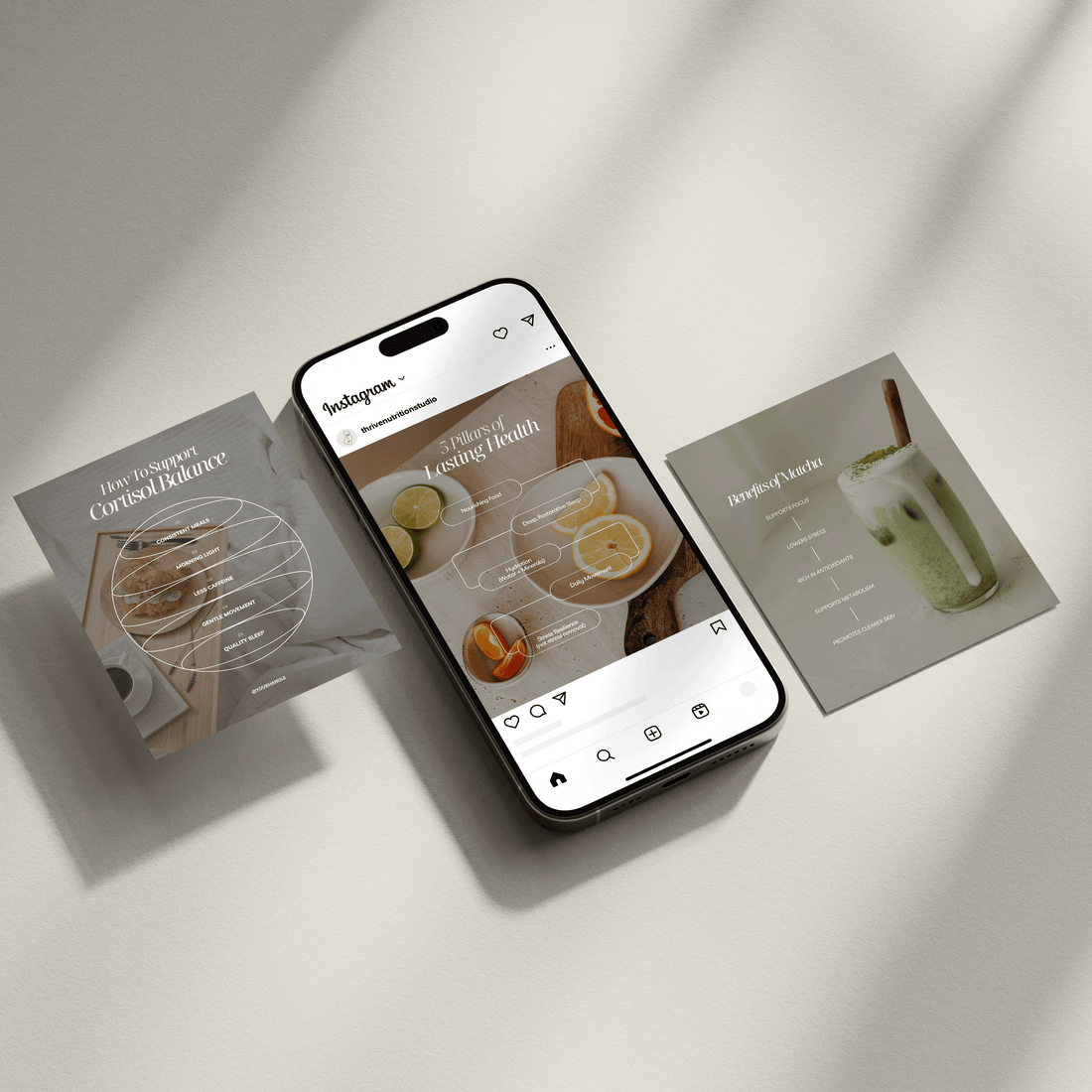 Health Coach Instagram Templates - Thrive Nutrition Studio