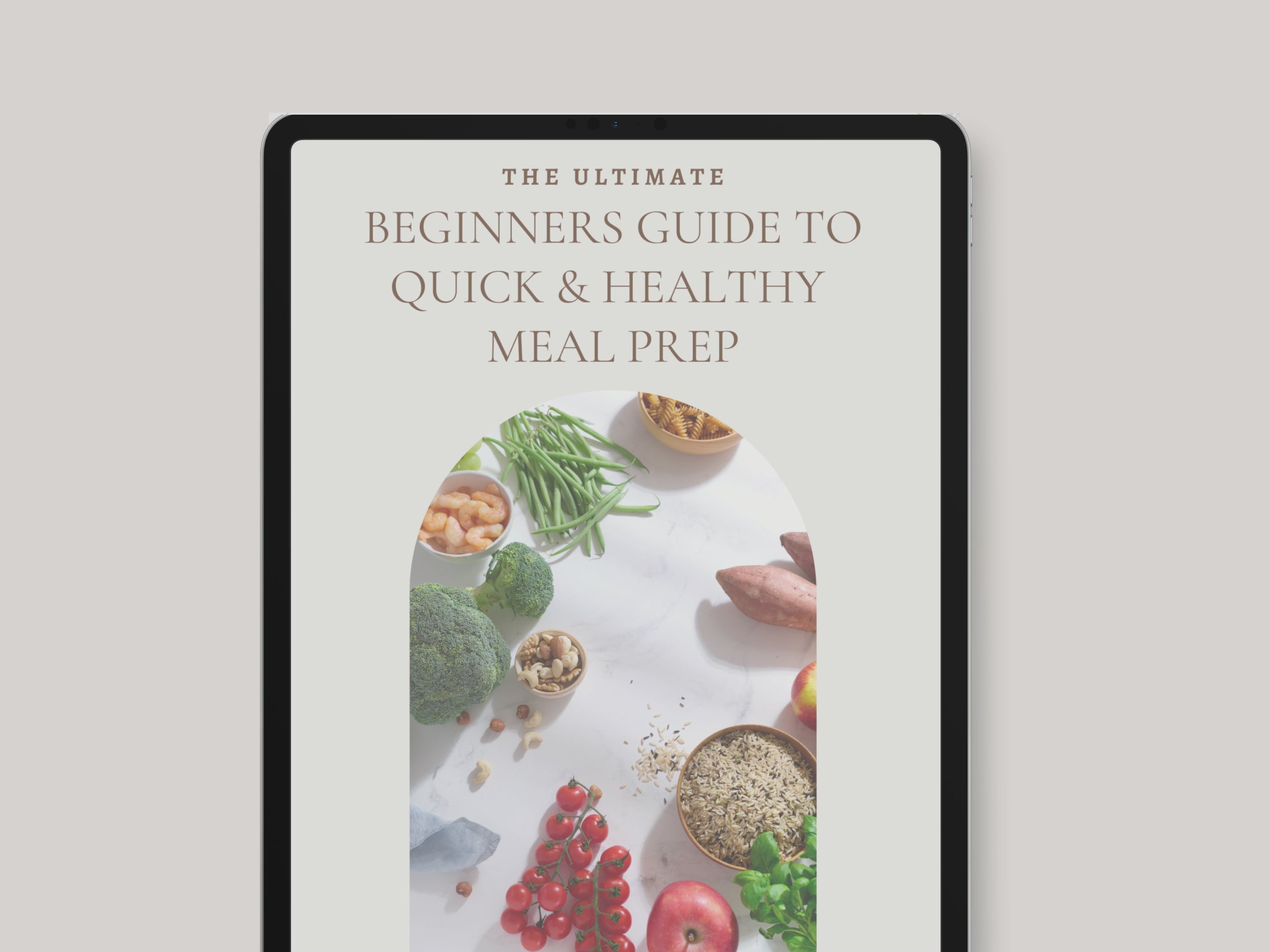 Beginner Meal Prep Coaching Guide Template