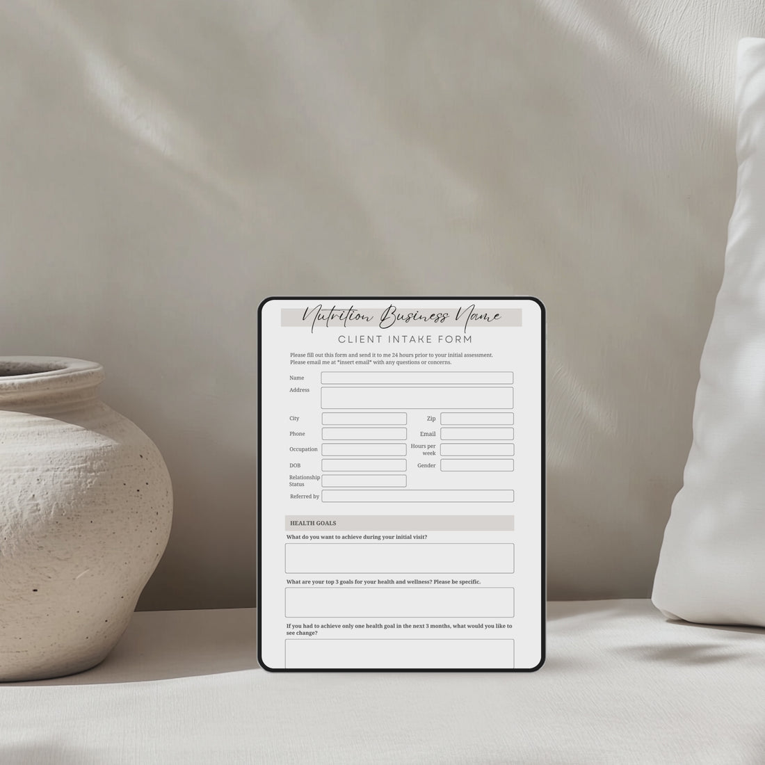 Client Intake &amp; Onboarding Forms