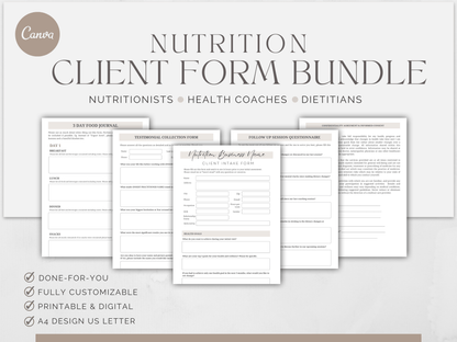 All-In-One Nutrition &amp; Wellness Business Bundle | Email Marketing, Social Media &amp; Lead Magnets