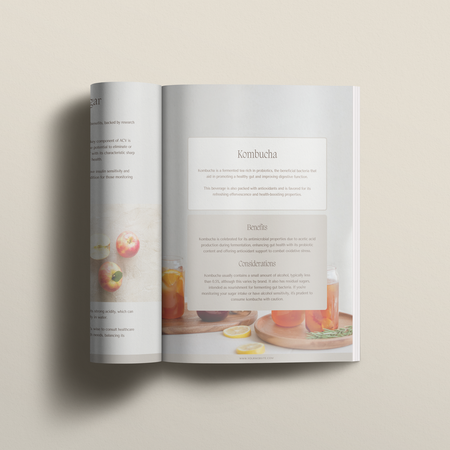 Comprehensive Fermented Foods Guide Template | Lead Magnet - Thrive Nutrition Studio