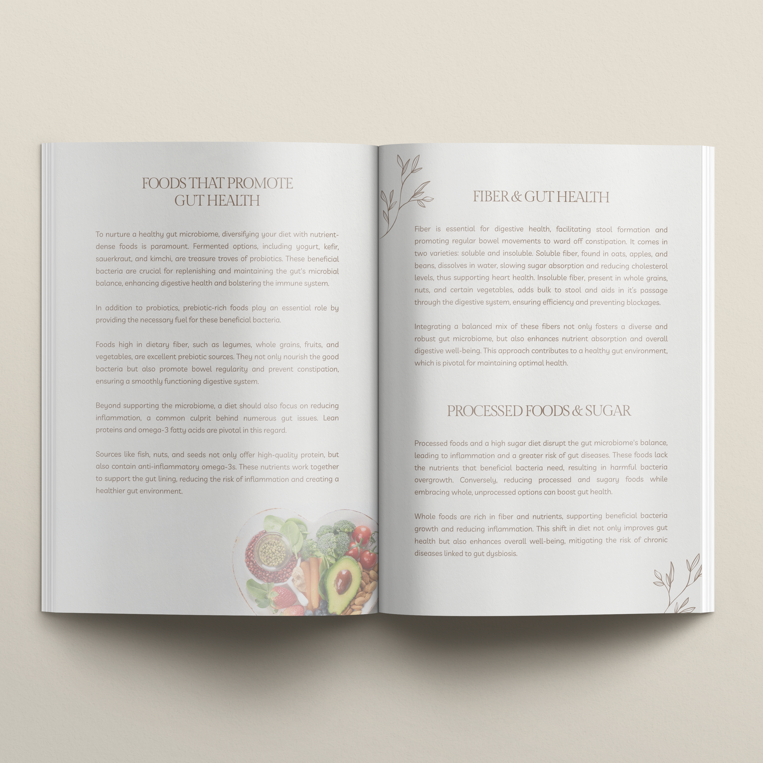 Comprehensive Gut Health Guide Template - Thrive Nutrition Studio