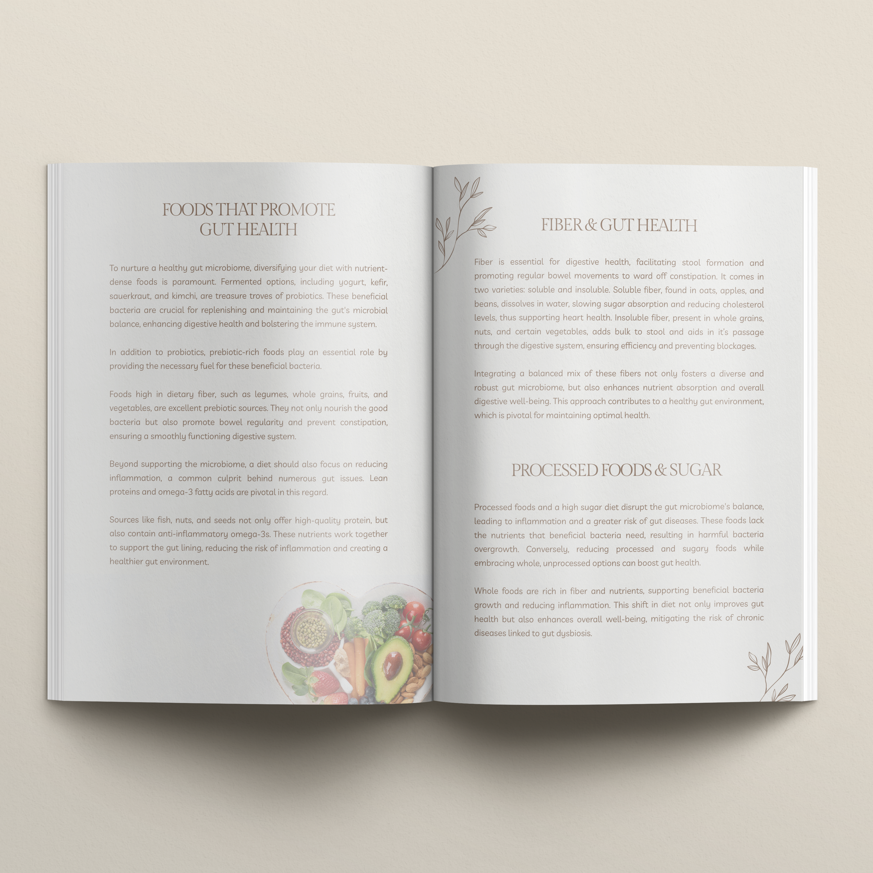 Comprehensive Gut Health Guide Template - Thrive Nutrition Studio