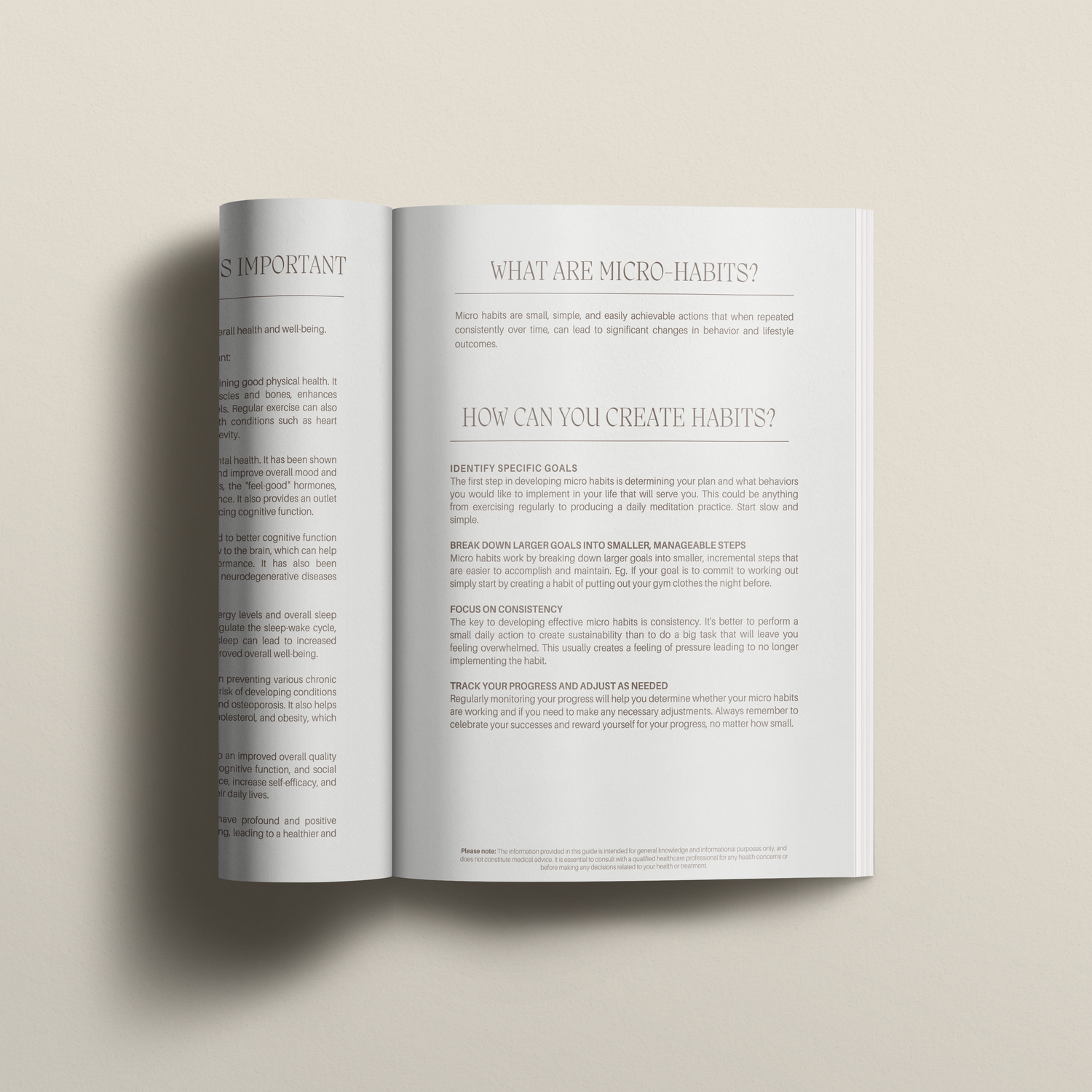 Health &amp; Wellness Fundamentals Guide | Lead Magnet - Thrive Nutrition Studio