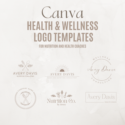 Nutrition and Health Business Customizable Logo Designs