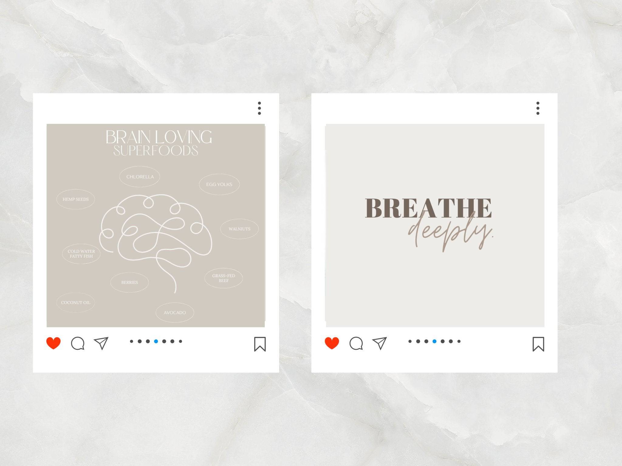 Health Coach Instagram Post Templates