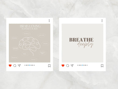 Health Coach Instagram Post Templates