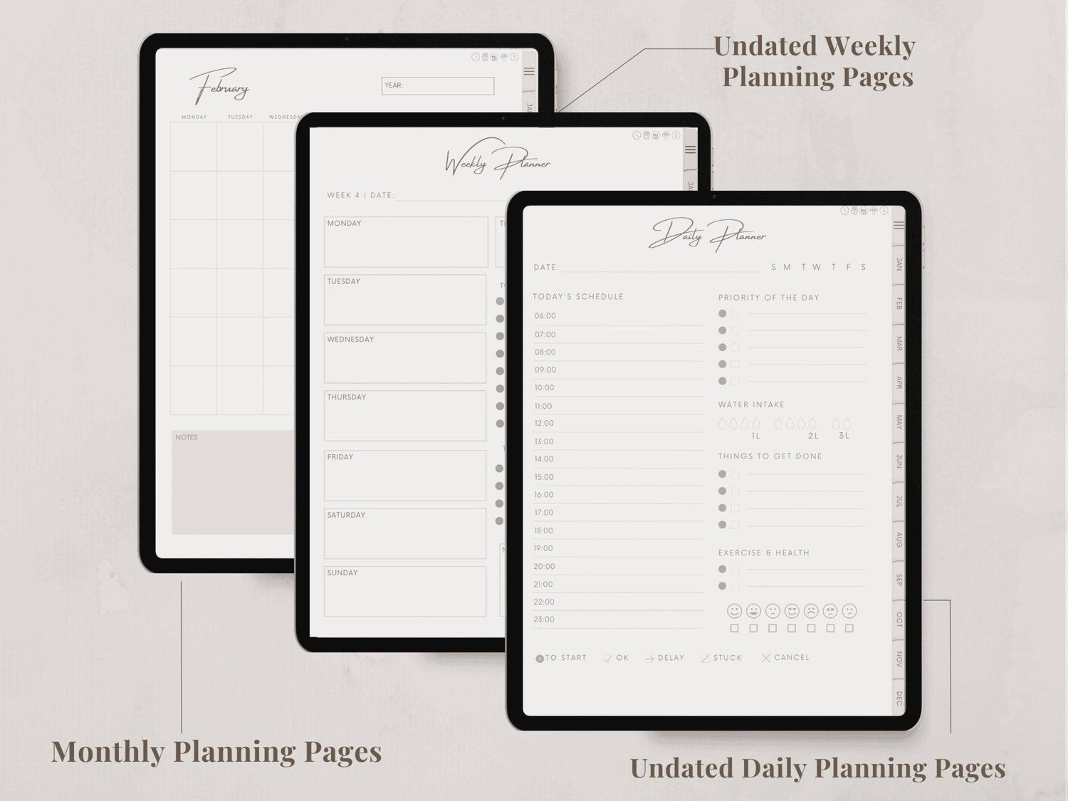 2025 Digital Daily Life, Wellness &amp; Business Planner | GoodNotes &amp; Notability