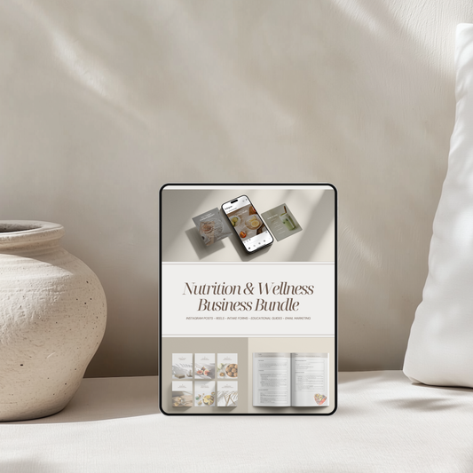 Nutrition & Health Coach Start-Up Business Bundle