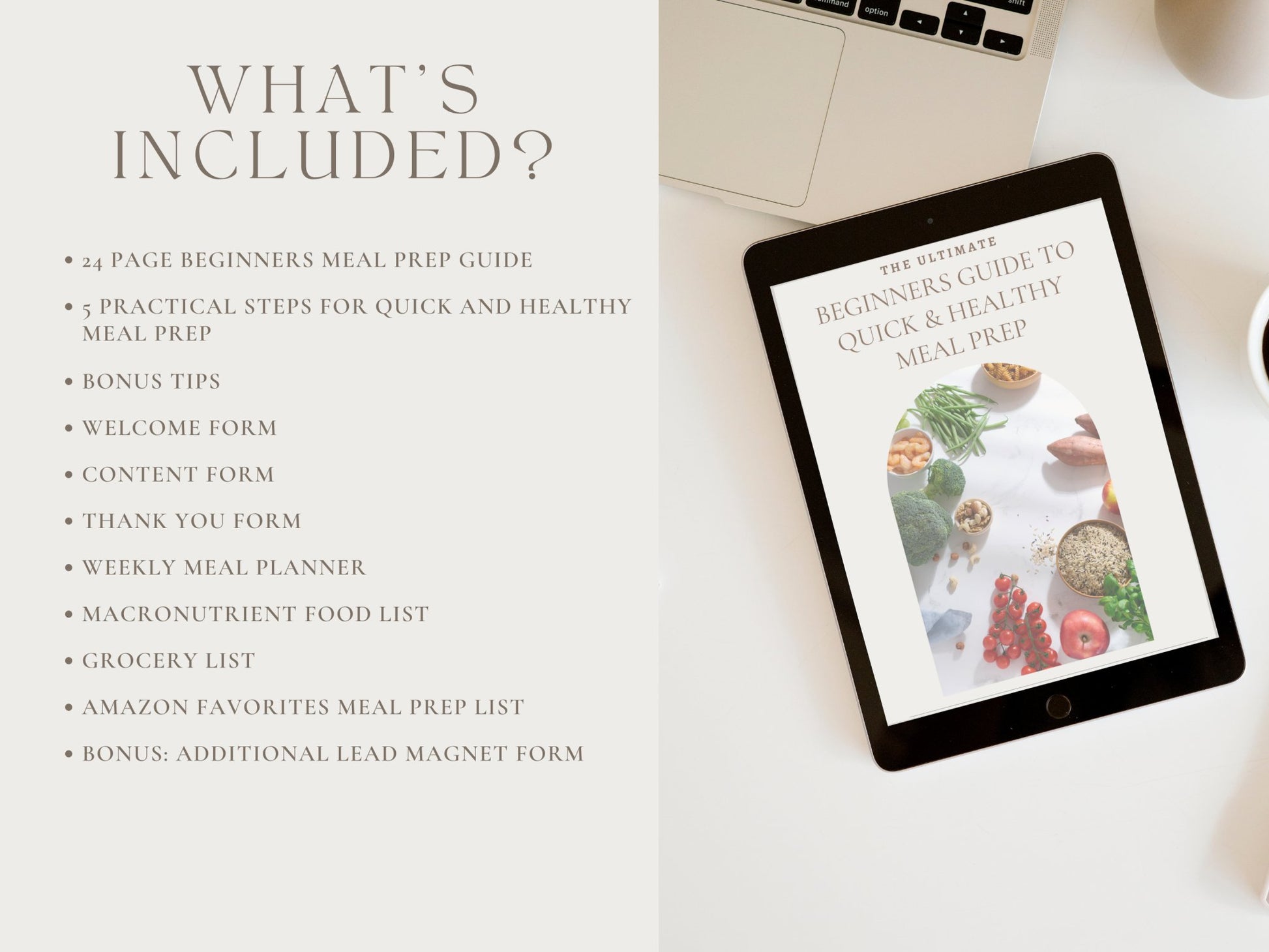 Meal Planner & Shopping List – Form Shop & Studio