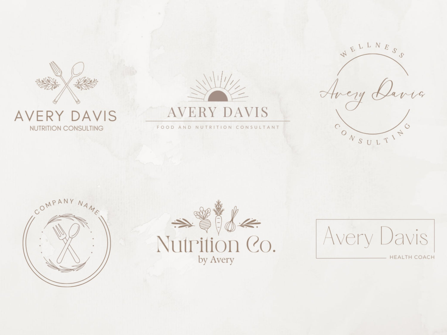 Nutrition and Health Business Customizable Logo Designs - Thrive Nutrition Studio